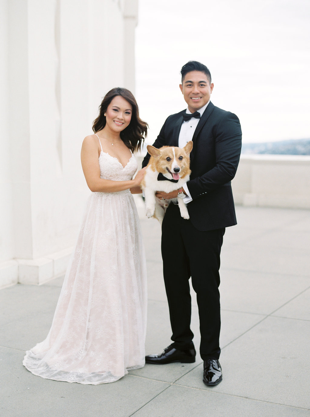 Los Angeles Griffith Observatory puppy session | LA photographer Alice Ahn